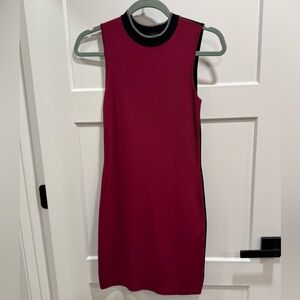 rag & bone Two Tone Skimming Sheath Knit Mini Dress Sleeveless